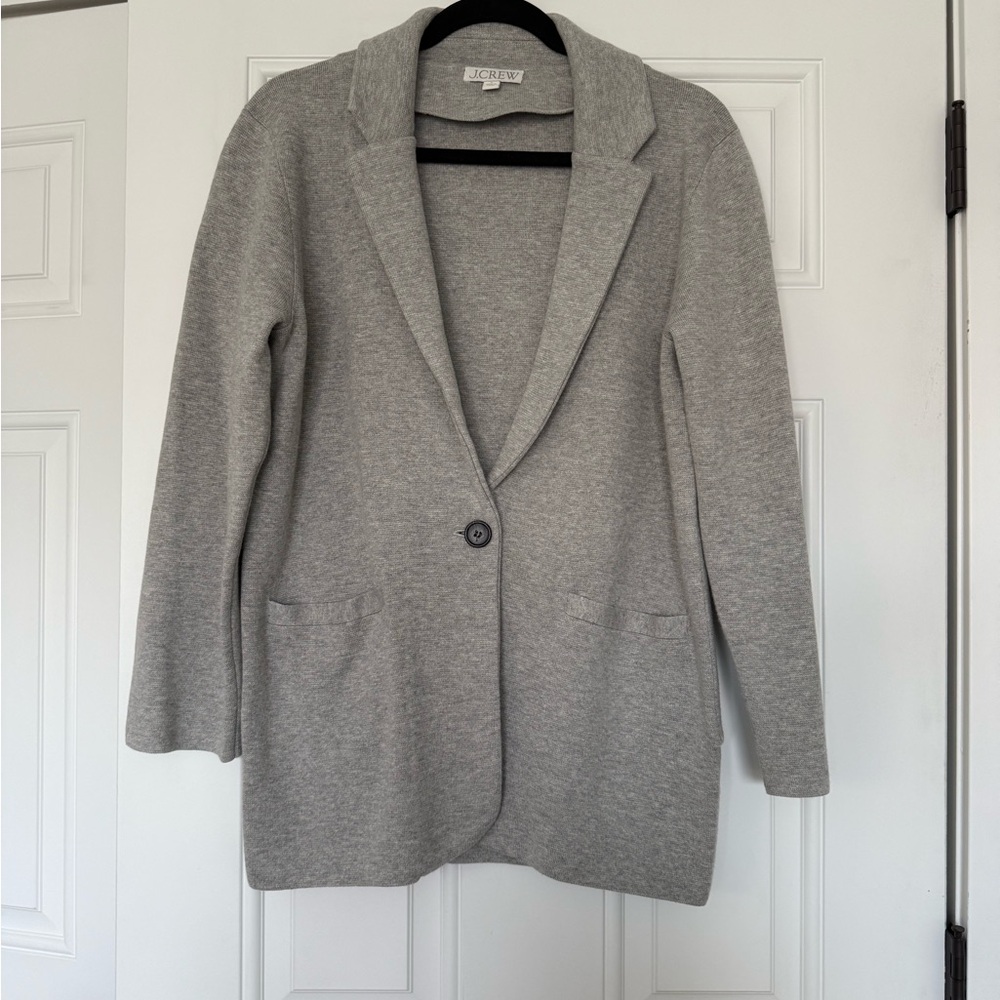 J. Crew Gray Women's Sweater Blazer